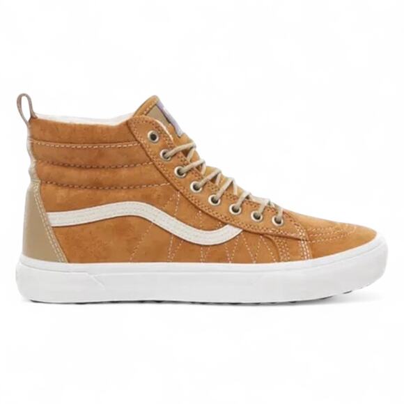 Van's Women's Sk8-Hi Mte Yellow Suede Waterproof Sneaker - Size 7.5 - Picture 1 of 10
